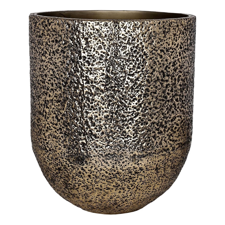 Eglo - Blomsterkrukke metal 50x42 cm guldfarvet