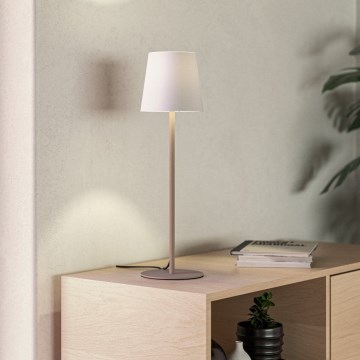 Eglo - Bordlampe 1xE14/40W/230V creme/hvid