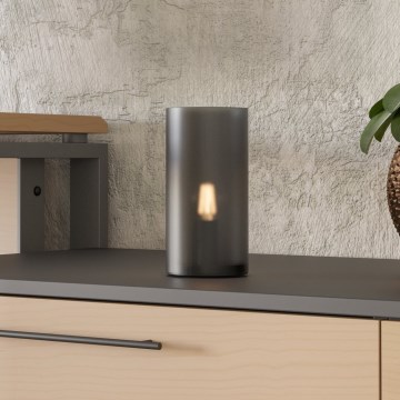Eglo - Bordlampe 1xE14/60W/230V sort