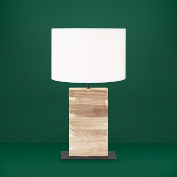 Eglo - Bordlampe 1xE27/40W/230V 62,5 cm brun