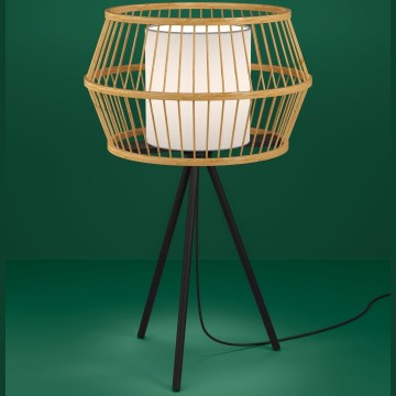 Eglo - Bordlampe 1xE27/40W/230V bambus