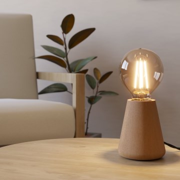 Eglo - Bordlampe 1xE27/40W/230V beige