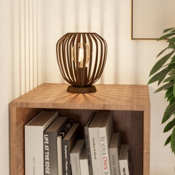 Eglo - Bordlampe 1xE27/40W/230V bronzefarvet