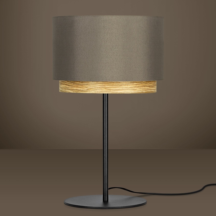 Eglo - Bordlampe 1xE27/40W/230V brun