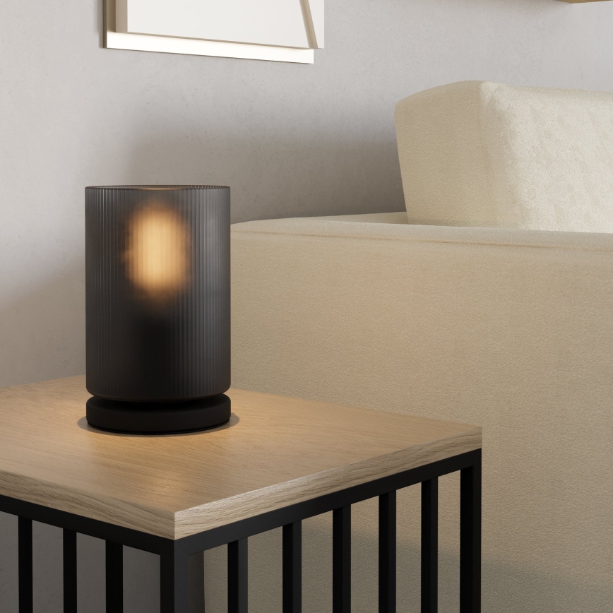 Eglo - Bordlampe 1xE27/40W/230V grå