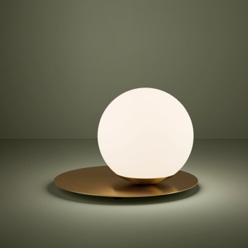 Eglo - Bordlampe 1xE27/40W/230V guldfarvet