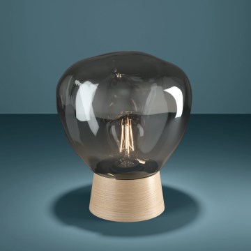 Eglo - Bordlampe 1xE27/40W/230V røget