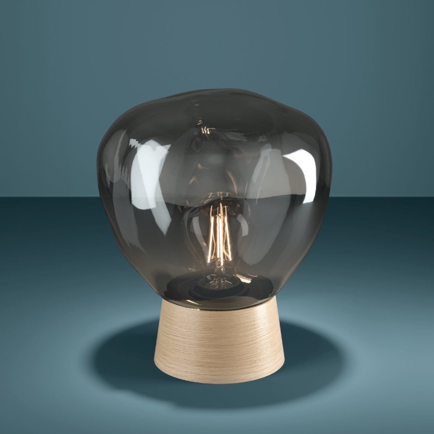 Eglo - Bordlampe 1xE27/40W/230V røget