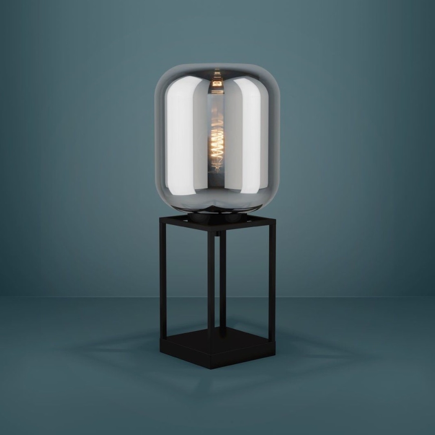 Eglo - Bordlampe 1xE27/40W/230V røget