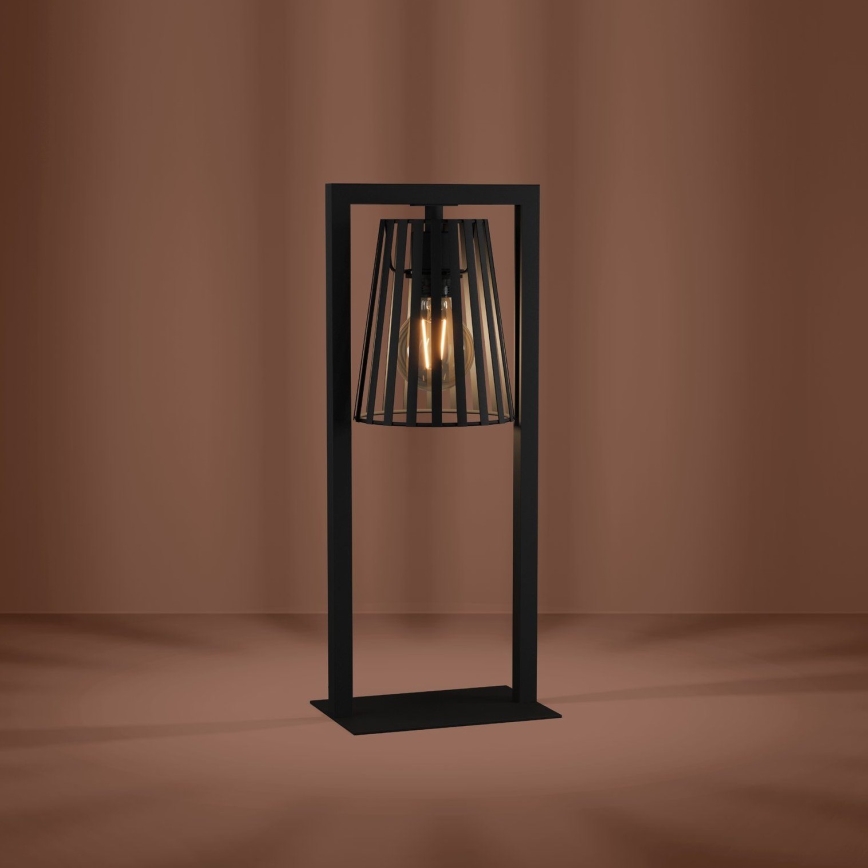 Eglo - Bordlampe 1xE27/40W/230V sort