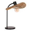 Eglo - Bordlampe 1xE27/42W/230V brun/sort