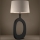 Eglo - Bordlampe 1xE27/60W/230V 88 cm sort/cremefarvet