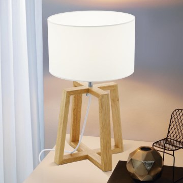 Eglo - Bordlampe 1xE27/60W/230V - FSC certificeret