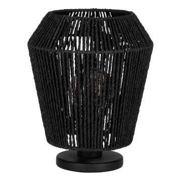 Eglo - Bordlampe 1xE27/60W/230V sort