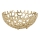 Eglo - Dekorativ bakke diameter 20,5 cm guldfarvet