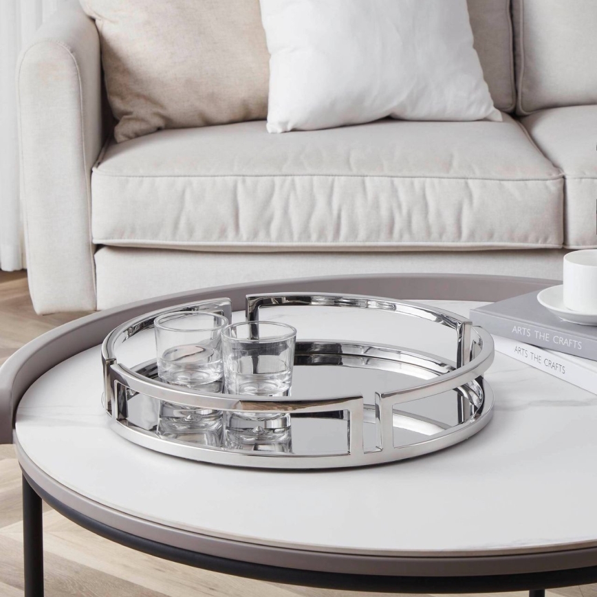 Eglo - Dekorativ bakke diameter 38 cm skinnende krom