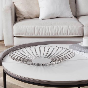 Eglo - Dekorativ bakke diameter 40,5 cm skinnende krom