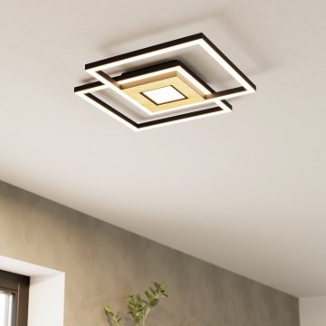 Eglo - Dæmpbar LED-loftlampe 2xLED/17W/230V + LED/4,2W 2700-6500K + fjernbetjening