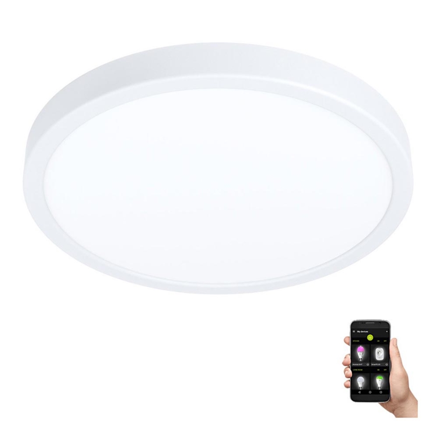 Eglo - Dæmpbar LED-loftlampe til badeværelse LED/19,5W/230V 2700-6500K IP44 ZigBee Ø 28,5 cm