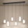 Eglo - Dæmpbar LED-lysekrone på wire 2xLED/7W/230V + 4xLED/5,5W + 6xLED/1,6W 2200-6500K sort krom
