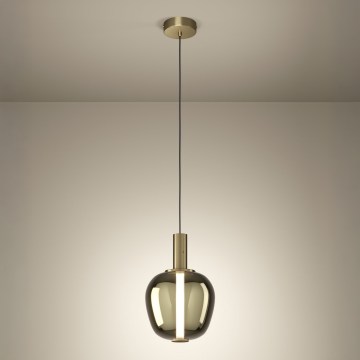 Eglo - Dæmpbar LED-pendel på wire LED/6W/230V + LED/1,6W 2200-6500K Ø 25 cm guld