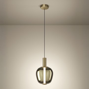 Eglo - Dæmpbar LED-pendel på wire LED/6W/230V + LED/1,6W guld