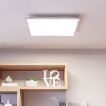 Eglo - Dæmpbart overflademonteret LED-panel LED/33W/230V 2700-6500K 60x60 cm hvid + fjernbetjening