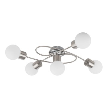 Eglo/Edi Light 54686 - LED loftlampe 5xE14/6W/230V mat krom