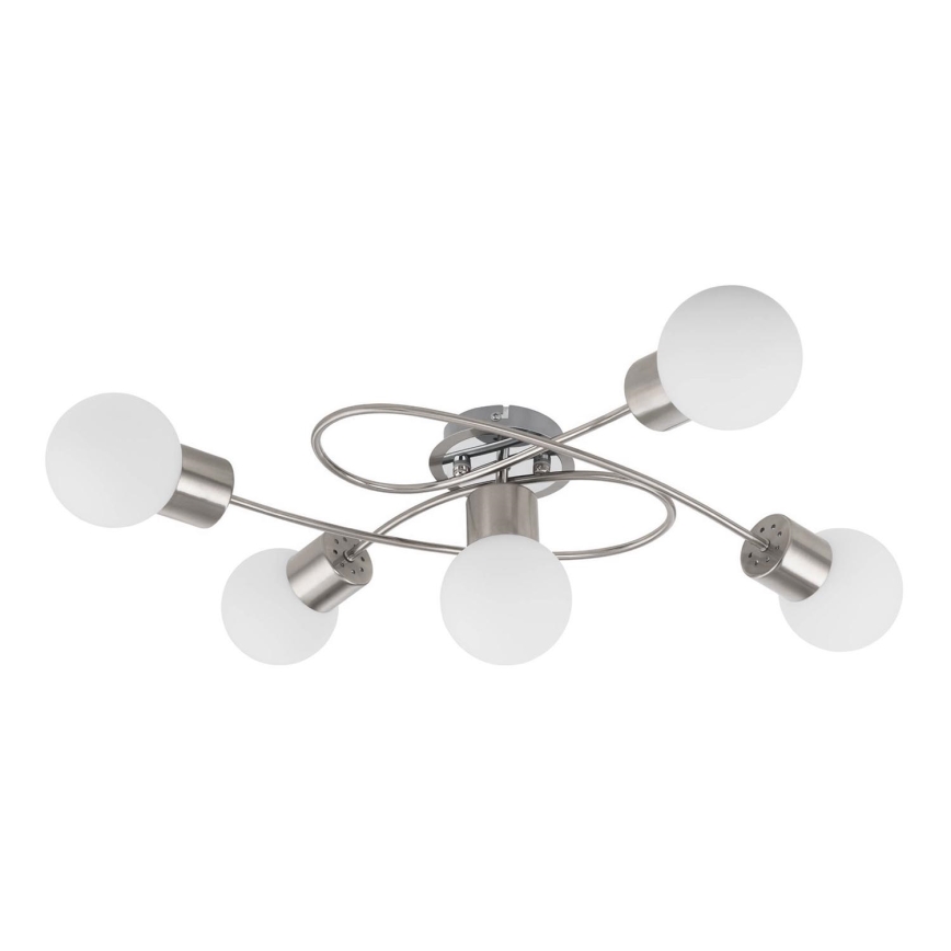 Eglo/Edi Light 54686 - LED loftlampe 5xE14/6W/230V mat krom