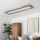 Eglo - Fastmonteret/indbygget LED panel m. RGBW-farver dæmpbart SALOBRENA-C WOOD LED/34W/230V 2700-6500K 34x124 cm brun + fjernbetjening