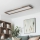 Eglo - Fastmonteret/indbygget LED panel m. RGBW-farver dæmpbart SALOBRENA-C WOOD LED/34W/230V 2700-6500K 34x124 cm mørkebrun + fjernbetjening
