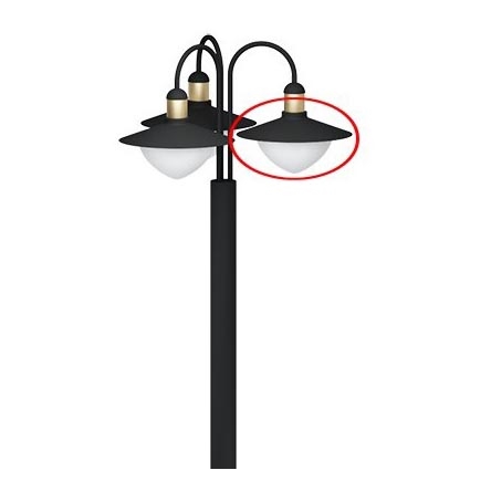 Eglo - Glasskærm til lampe og nástěnnému svítidlu SIRMIONE diameter 19 cm