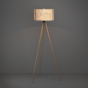 Eglo - Gulvlampe 1xE27/25W/230V beige