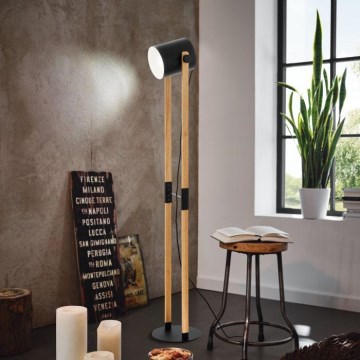 Eglo - Gulvlampe 1xE27/28W/230V - FSC certificeret