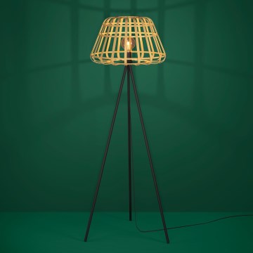 Eglo - Gulvlampe 1xE27/40W/230V bambus