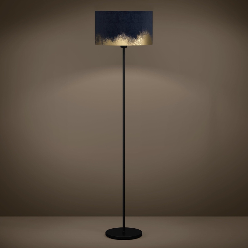 Eglo - Gulvlampe 1xE27/40W/230V blå/guldfarvet