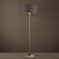 Eglo - Gulvlampe 1xE27/40W/230V brun/guldfarvet
