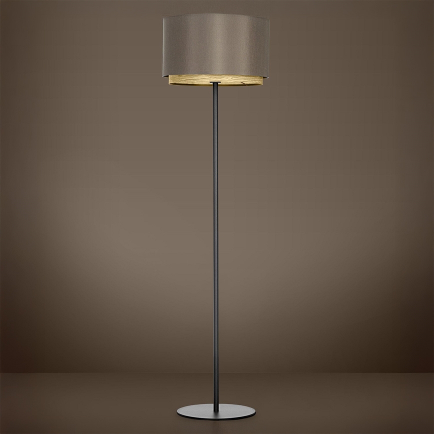 Eglo - Gulvlampe 1xE27/40W/230V brun