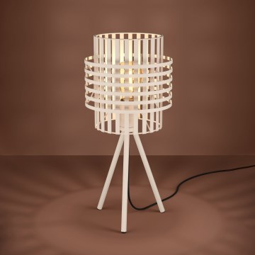 Eglo - Gulvlampe 1xE27/40W/230V cremefarvet