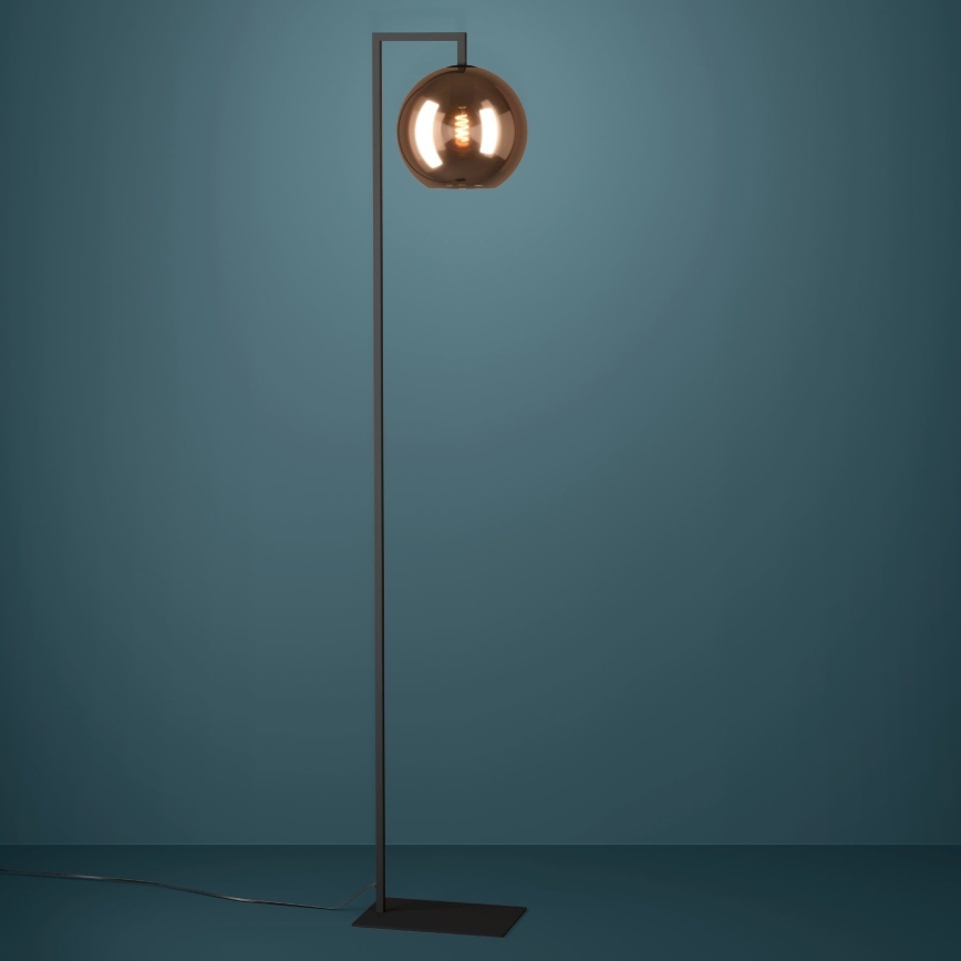 Eglo - Gulvlampe 1xE27/40W/230V kobber