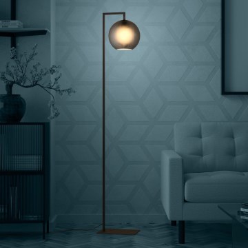 Eglo - Gulvlampe 1xE27/40W/230V røget