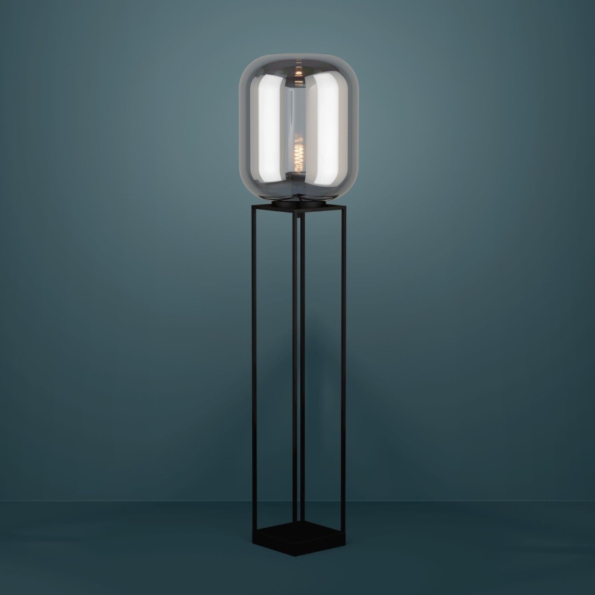 Eglo - Gulvlampe 1xE27/40W/230V røget