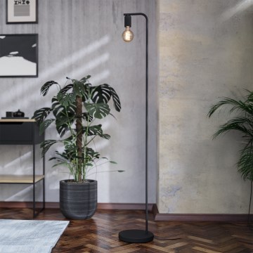 Eglo - Gulvlampe 1xE27/40W/230V sort