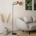 Eglo - Gulvlampe 1xE27/42W/230V brun/sort