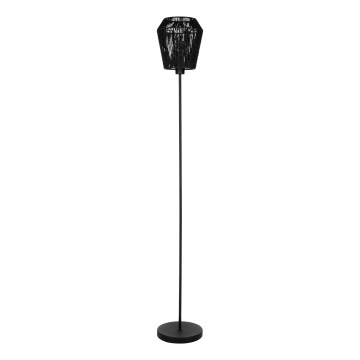 Eglo - Gulvlampe 1xE27/60W/230V sort