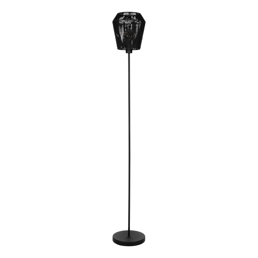 Eglo - Gulvlampe 1xE27/60W/230V sort