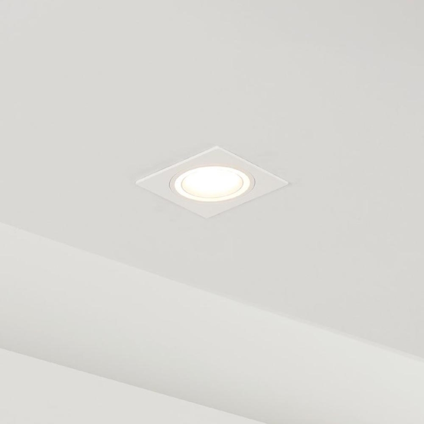 Eglo - Indbygningslampe 1xGU10/35W/230V hvid