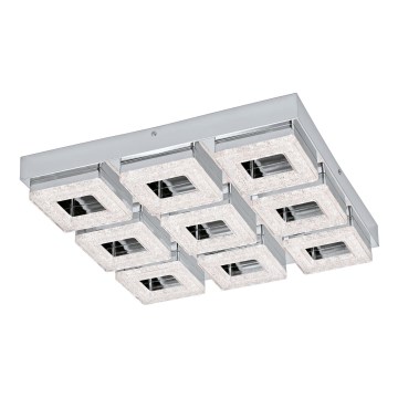 Eglo - Krystal loftslampe 9xLED/4W/230V