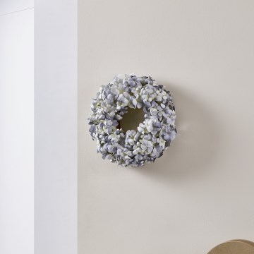 Eglo - Kunstig blomsterkrans diameter 35 cm blå