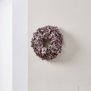 Eglo - Kunstig blomsterkrans diameter 35 cm lilla